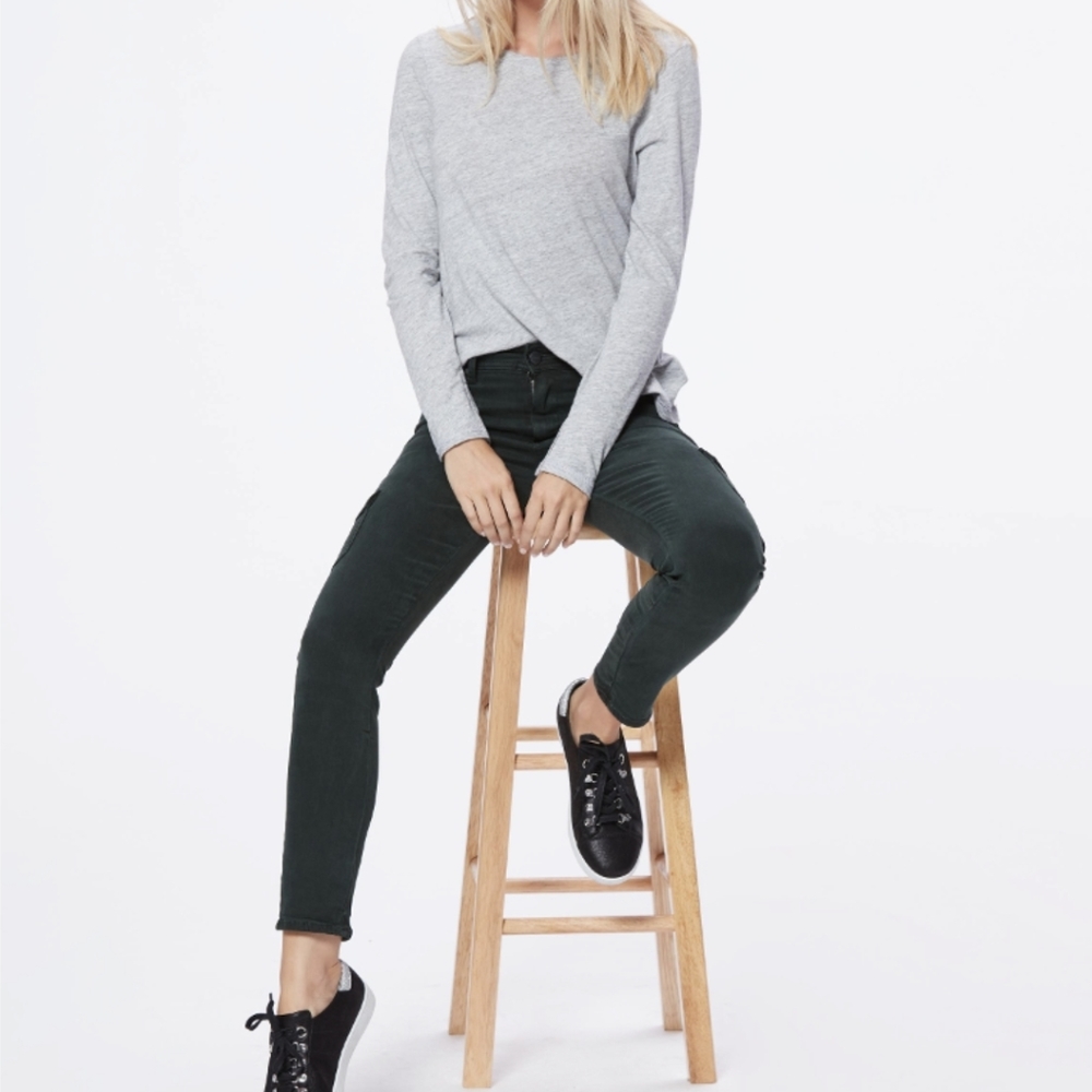 Paige Hoxton Ankle Skinny Cargos, size 26